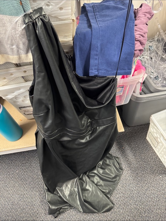 sofia by sofia vergara Dresses & Skirts - Sofia jeans one shoulder faux leather dress xxl // 080774